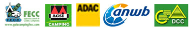 Recomendado por las mejores guías de campismo europeas: FECC //ACSI // ANWB // ADAC // DCC